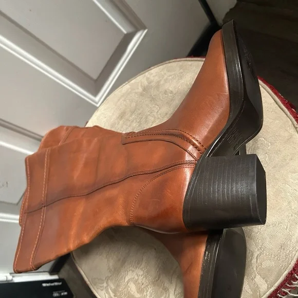 new Frye Women's Jean Tall Pull On Extended Wide Calf Boot FR40672WC CARA Sz 9 - Picture 16 of 16